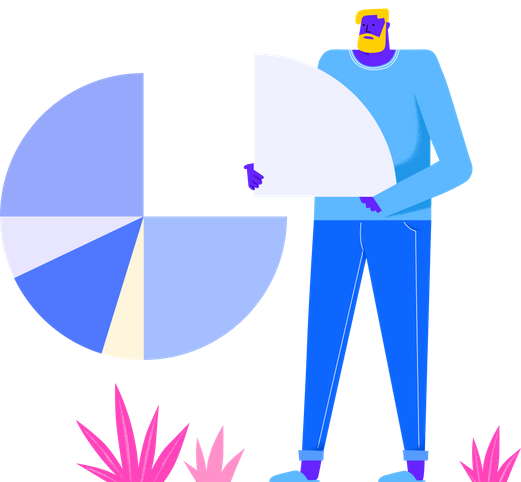 man with pie chart: attribution to vivek at https://www.glazestock.com/image/Sn0IWeIhO